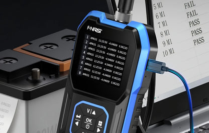 Fnirsi HRM-10 Service Tester for measuring internal resistance and battery/accumulator voltage