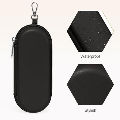 Techsuit ETJ3 Glasses Case, 165mm x 65mm x 40mm, Brown