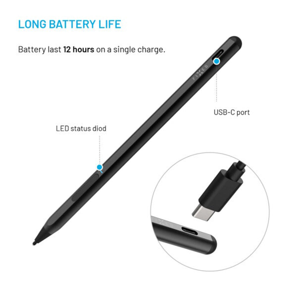 Touch Pen Fixed Graphite Active for Devices with MPP Support, Black