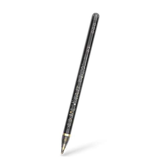 Touch Pen Techsuit C10 Pro for Apple iPad, Active Version, Transparent Black