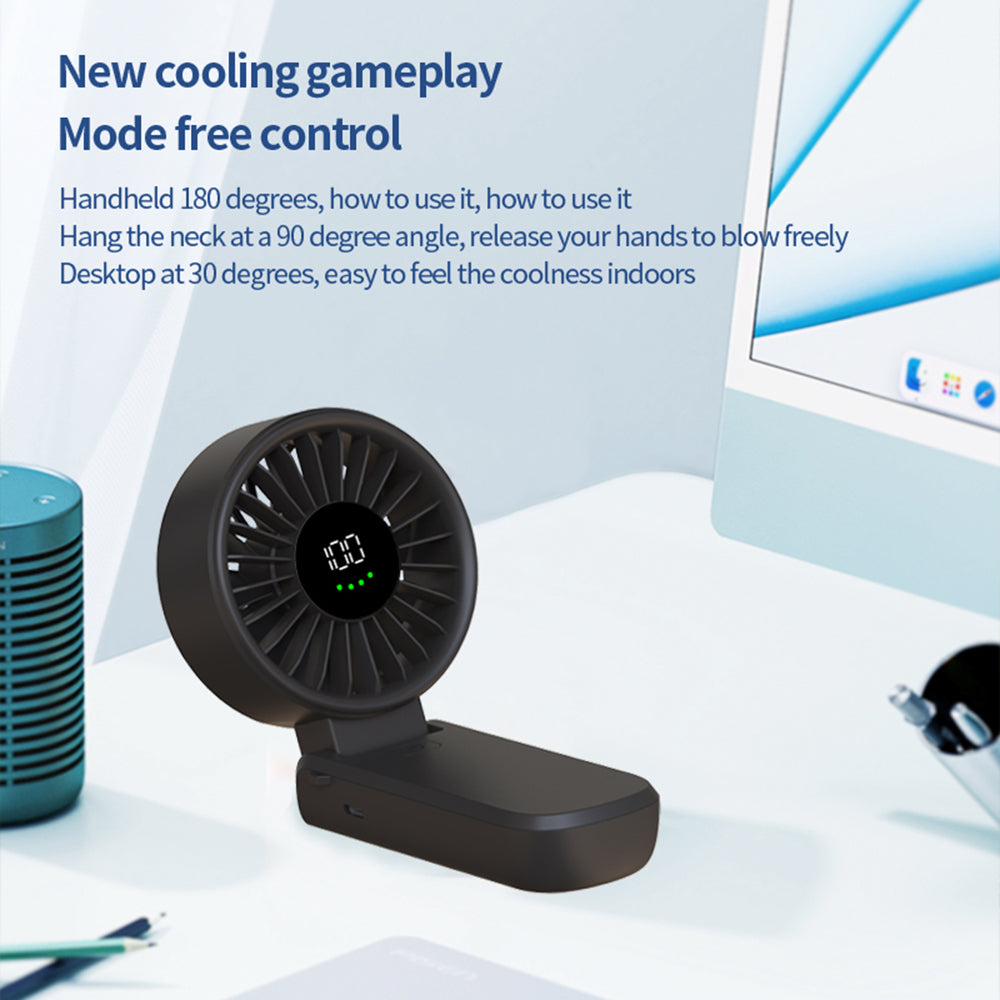 Techsuit A10 Portable Fan, Black