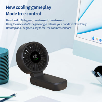 Techsuit A10 Portable Fan, Black