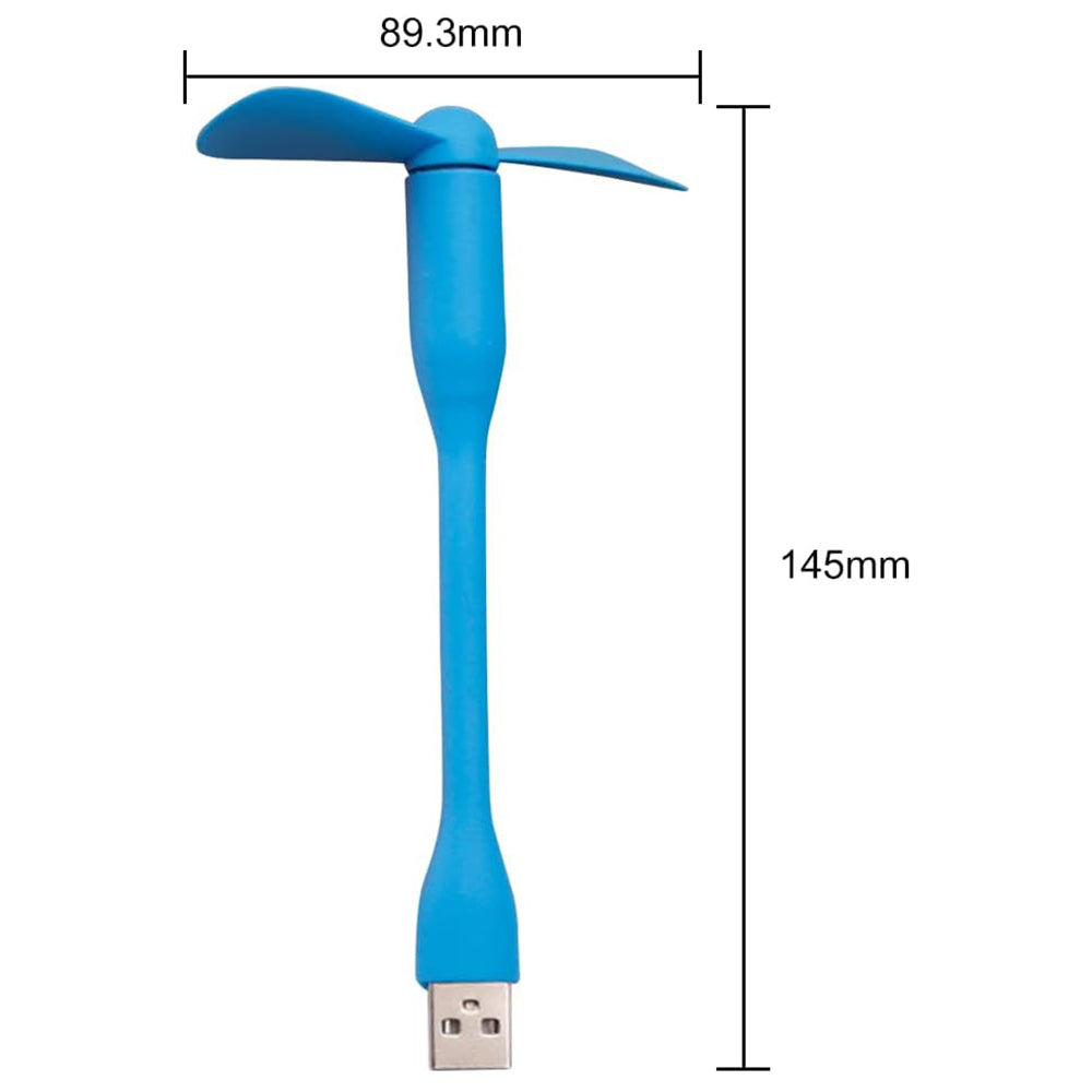 Techsuit TUF1 USB Fan, Blue